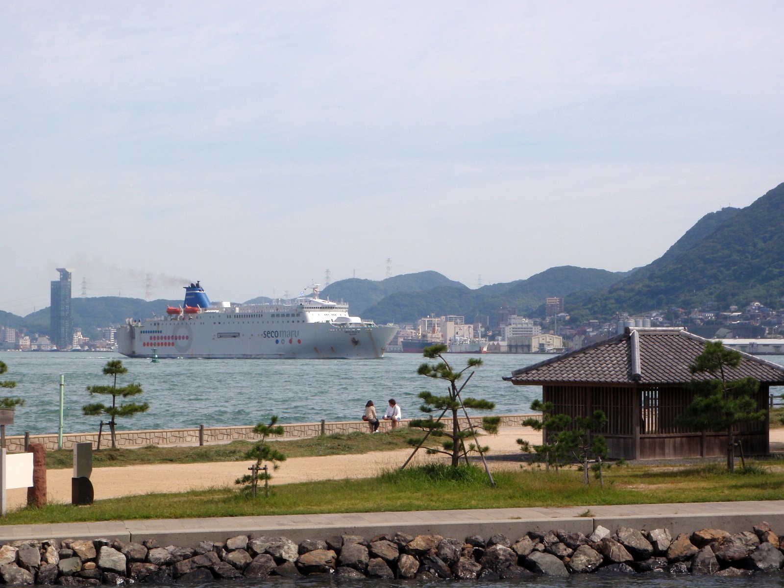 山口県の海と港の風景